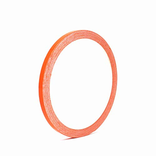 Finest Folia 10 Meter (0,79€/Meter) Zierstreifen Auto Motorrad Boot Modellbau Farbauswahl Dekorstreifen Seitenstreifen Klebestreifen (Pastellorange Glanz, 4mm Breite)
