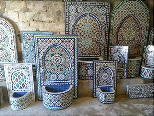Zagora Brunnen Mosaik Auftragsarbeit verschiedene Größen nach Wunsch