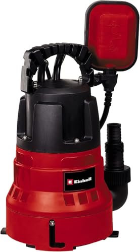Einhell Pompe d'évacuation pour eaux chargées GC-DP 7035 LL (700 W, aspiration à plat jusqu’à 1 mm, débit de 16 000 L/h, 0,8 bar, profondeur d’immersion de 7 m)