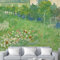 Arazzo per camera da letto Van Gogh, arazzo da appendere alla parete, con fiori, arazzo estetico, grande, decorazione artistica per la stanza, arazzo da appendere alla parete, poster verde, sfondo per