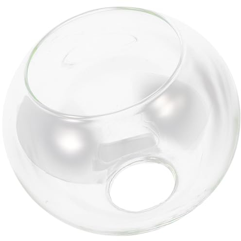 jojofuny Pantalla De Lámpara Colgante De Cristal Transparente E27 Pantalla Redonda De 15Cm Para Decoración Moderna Ideal Para Espacios Acogedores