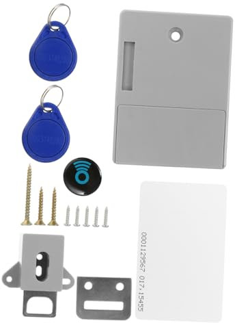 Mikikit Rfid Elektronisches Schrankschloss Unsichtbares Design Batteriebetrieben Aa Nicht Enthalten Für Schränke Langlebig Und Energieeffizient Sicher Und Installieren