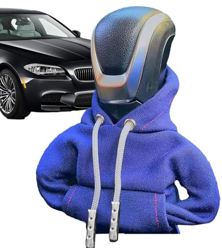 Ancsttu Schaltknauf Hoodie - Lustiger Schaltknauf-Pullover-Hoodie für Auto-Schalthebel | Weiche und verstellbare Schaltknaufabdeckung, Autozubehör für den Innenraum von Frauen, Automobilzubehör