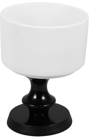 KOCKSHION Tazza Dessert Ceramica Coppa Elegante Per e Dessert Accessorio Cucina Moderno Per Ristoranti e Occasioni Speciali Design Stabile e Raffinato