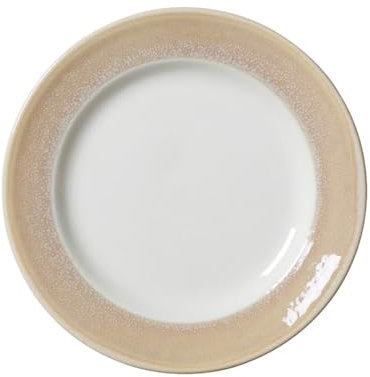 We Can Source It Revolution Edge Sandstone Harmony Plate 23cm (9) Box of 12 Porcelain Plates Ideal for Starters and Small Servings Durable Sandstone Finish Microwave and Dishwasher Safe