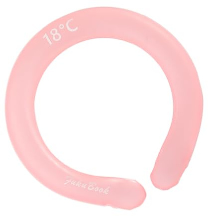 HOODANCOS Collier de Cou Rafraîchissant en Pp Mélange Cristaux de Glace, Coussin D'été Étanche Facile à Transporter pour Prévention Chaleur