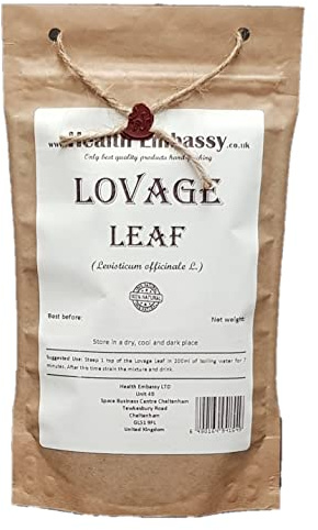 Health Embassy Lovage Leaf | Levisticum Officinale L | Herbal Tea (100g)