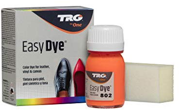 TRG The One Easy Dye, Farbe zur Wiederherstellung der Lederschuhfarbe, Orange (802 Fluorescent orange), 25 ml