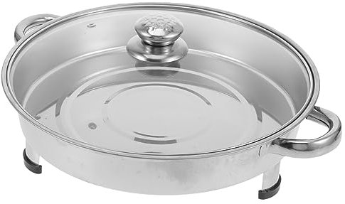 TOPBATHY Gegrillter Fischteller Aus Edelstahl Buffettablett Buffet-tablett Büffethalter Lagerregale Buffetofen Buffet-wärmtablett Warmhalteplatte Glas Esstisch Gegrillter Fischofen