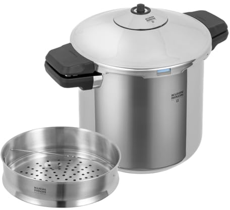 Kuhn Rikon DUROMATIC INOX Schnellkochtopf 5 L - Dampfgarer & Induktion