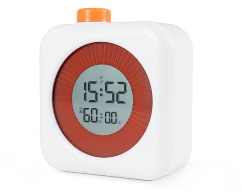 Carehabi digital visuell timer 3-i-1 med timer, klocka och larmfunktion, barntimer 60 minuters nedräkningstimer för kök skola kontor