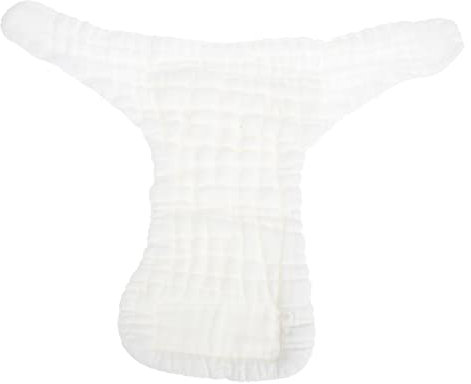 GOOHOCHY Wiederverwendbare Babywindeln Baumwollstoffwindeln Auslaufsicher Weich 5 Stück Für Neugeborene 0-3 Monate Waschbar Nachhaltig Babypflege