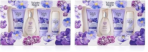TULIPÁN NEGRO, ESTUCHE DE REGALO SWEET VIOLETA (Paquete de 2)