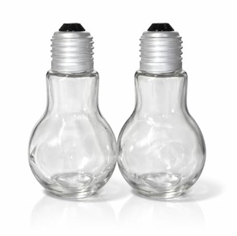 C.X.Y. 30 Vasetti di Vetro a Forma di Lampadine, Bottiglie, Contenitori, Bomboniere Decorative