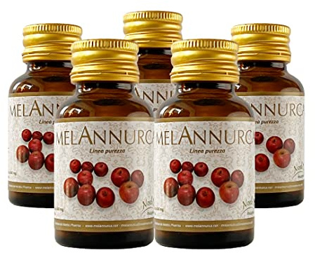 MELANNURCA - 30 CAPSULES - LA POMME DU COEUR - avec véritable extrait de pomme Annurca allié de la santé des cheveux | véritable naturel 100% haute qualité Lot de 5