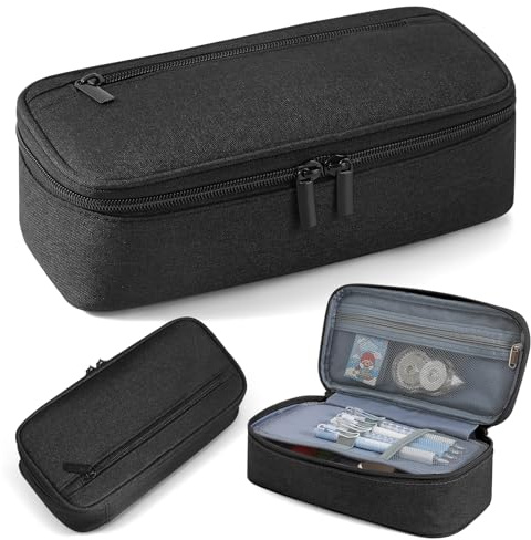 Gigmeta Federmäppchen Federtaschen Mäppchen Etui Stifte 5 Fach, Großer Vorrat Federmäppchen Große Größe Pencil Case Teenagerfeder Mäppchen Unisex