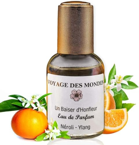 Voyage des Mondes Eau de Parfum – Neroli & Ylang, 50 ml, langanhaltender Damenduft (hergestellt in Frankreich)