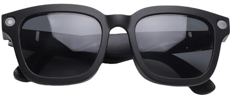 GOWENIC AI Smart Glasses, BT 5.3 Gli Occhiali per Traduzione in Tempo Reale in 25 Lingue con Fotocamera, Registrazione Video, per il Controllo della Musica di Viaggio e una Chiamata