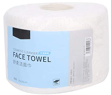 Serviette de visage en coton à double usage, nettoyage du visage, tissu démaquillant pour la maison et les voyages