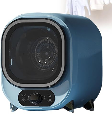 Petit Sèche-Linge À Condensation Portable, 5 Kg, À Évacuation, Pour Une Utilisation Sur Plan De Travail Ou Murale, Machine À Sécher Le Linge Portable Et Murale(Blue)