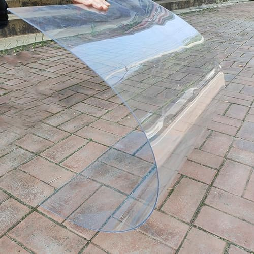 ROBAUN Polycarbonat Gewächshaus Dachblatt Klare Kunststoffplatte,Transparente Isolierung Tageslichtung Panels,Dachverkleidung für Gewächshäuser Sheds(1.56m x 4.5m (5.12ft x 14.8ft))