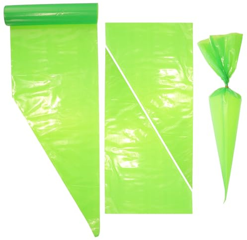 Genérico Bolsa Selladora de Cemento para Lechada de Azulejos, 50 Unidades, Triángulo Isósceles, Resistente Ldpe, Verde, para Instalación y Juntas de Mampostería