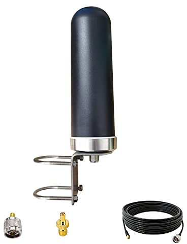 Omni Directional 5G 4G LTE 2.4GHz 5.8GHz WiFi Hotspot Cellular Antennas Outdoor High Gain 10dBi Wideband 698-6000MHz Antenne for Routers/Modem/Signal Boosters