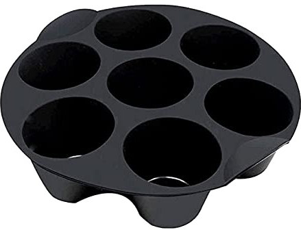 Stronrive Moldes para Magdalenas, 7 Tazas Silicona para Cupcakes, Accesorios Universales para Freidoras Aire 2,6/3,2/3,5-5,8 L, Utensilios Cocina Útiles