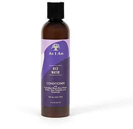 As I Am Rice Water Conditioner – Strengthening & Moisturising Treatment 8oz
