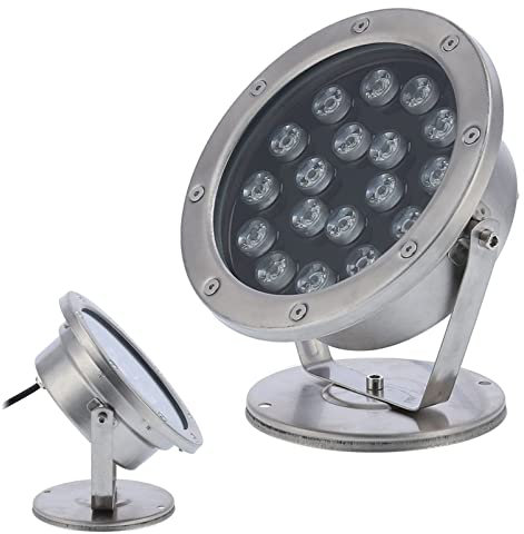 Lampada da esterno a LED per esterni, luce a LED subacquea da 18W, faretto ad angolo regolabile impermeabile da giardino, luce da laghetto impermeabile IP68, luci a fontana ( Color : RGB , Size : 18w(