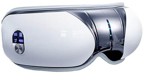 Intelligent hopfällbar ögonmassageapparat Bluetooth Hot Compress Eye Protector Uppladdningsbar Eye Massager Lufttrycksögonskydd