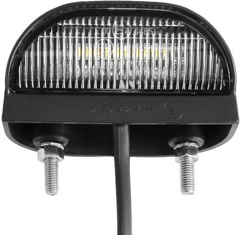 SPARKMOTO 1 x LED Fanale illuminazione targa Rimorchio Impermeabile,luci targa rimorchio led 12V, luce led targa camion 24v,luce targa per trattori agricoli,camper,luce targa rimorchio led omologata