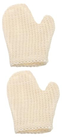 Didiseaon 2pcs Sisal Woven Bath Gloves for Body Exfoliating Practical Shower Scrub Gloves for Household Use for Hand and Body Washing Scrubbers