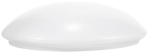 Gadpiparty Round Ceiling Light Cover 12.4 Inch Plastic Dome Shade Clip-on Fixture Accessory for Bedroom Bathroom Kitchen Balcony Indoor Lighting
