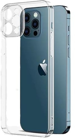 Youery kristallklart fodral för iPhone 13 mini klart stötsäkert tunt silikonfodral, skyddande skal anti-repor transparent baksida, klar