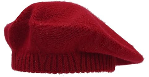 Französisches Kostüm für Herren, einfarbig, gestrickte Wolle, warme Baskenmütze, lässiger Schatten, Herbst- und Wintermütze, französische Wolle, RD2, M