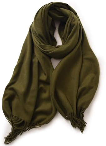 KARMA.DIEM Schal Damen Herren XXL 180x65 cm Cashmere Merino Touch weich leicht groß Stola Halstuch Schultertuch Wrap Pashmina Oversize Unisex