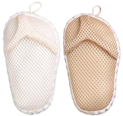 TOVINANNA 2pezzi Spugna Scrubber Per Doccia Esfoliante Per Corpo Asciugamano Da Bagno Scrub Per Corpo Detergente Per Strumento Esfoliante Panni Esfolianti Prodotti Per Doccia