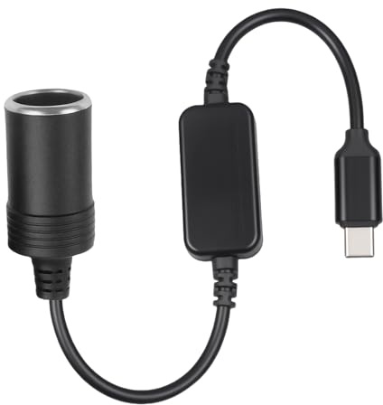 Adattatore Accendisigari USB Auto 5V Maschio a 12V Presa Femmina Convertitore a Presa Accendisigari per Auto da 5V USB Maschio a 12V Femmina per Dash Cam GPS Accendisigaris Aut Registratore di Guida