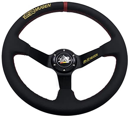 Volanti Sportivi Volante 14 pollici da 350 mm di cuoio sintonizzazione corsa sterzata for la deriva