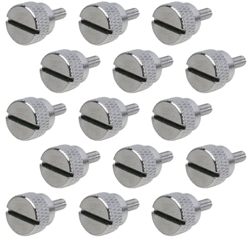 Healeved Tornillos para Prensatelas de Máquina de Coser 15 Piezas de Acero Metálico Resistentes Tornillo de Ala para Ajuste Rápido y Mantenimiento Doméstico Repuesto para Costura