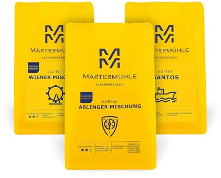 Martermühle | Kaffee Probierset | ganze Bohne 3×250g