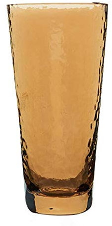 Verre à bière en cristal ambré sans plomb - Verre à whisky vintage en relief romantique