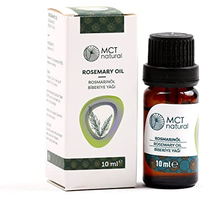 MCT natural® Rosmarinöl 10ml [100% NATURREIN] - ätherisches Öl für VITALITÄT - Raumduft für Aromatherapie & Diffusor - Aroma Öl (bei Haarausfall)