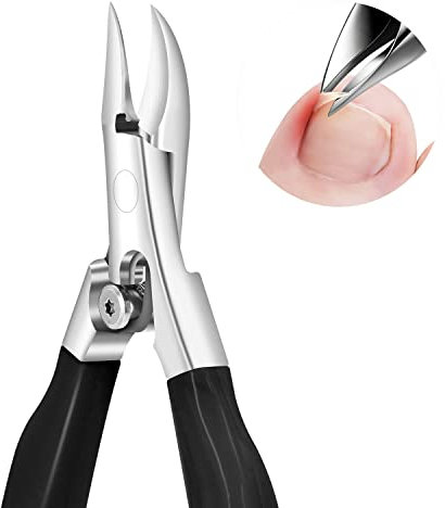 Tronchesino Unghie Piedi per Unghie Spesse e Incarnite,Tagliaunghie Da Podologo in Acciaio Inox,Tagliacuticole Unghie con Lama Affilata,Impugnatura Morbida,Strumento per Manicure e Pedicure