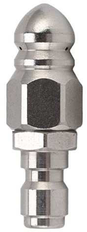 QANYEGN Edelstahl-Hochdruckreiniger-Abflusskanal-Reinigungsrohr-Jetter, Sprüh-Schnellstopfen-Abflussschlauchdüse