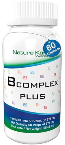 Vitamina B Complex | Vitaminas B, B2, B3, B5, B6, B9, B12 | Complejo Vitamina B Vitamina D3 | Vitamina C | Zinc y Magnesio | Multivitaminas Hombre Vitaminas Mujer | Pastillas Memoria y Concentración