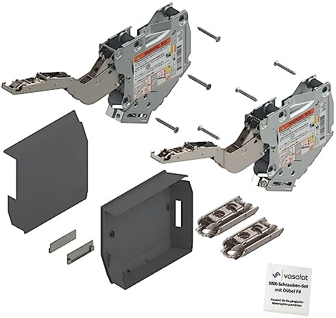 Blum Aventos HK-S kraftminne 960-2215 djupgrå fällbar montering m. Monteringsplatta