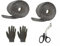 Steel Wool Mice 2 Piece, Coarse Wire Wool Rat Control Gap Blockers with Work Gloves and Scissors, DIY Fill Fabric Kit To Stop Rats Mice Insect Pests, 3m Roll Each