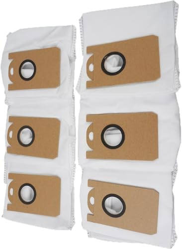 Daaxing 6PCS Dust Bag For Laresar L6 Pro For Ultenic T10 Robot Vacuum Cleaners Replacement Parts - Reusable Dust Bag